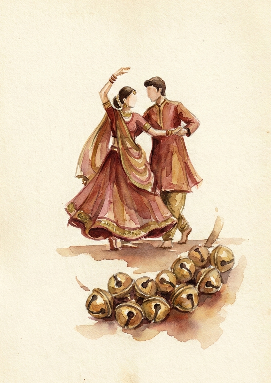 Sangeet ceremony illustration